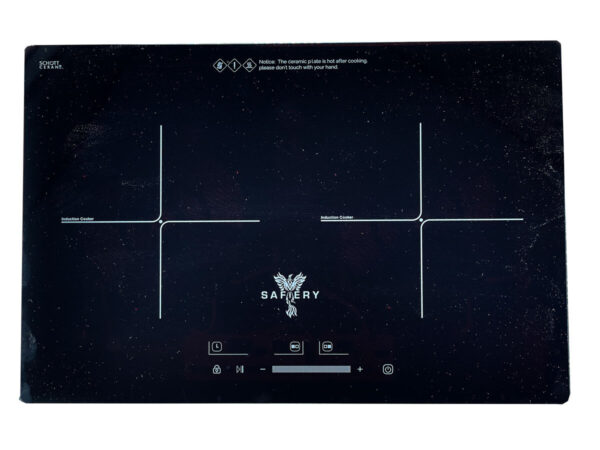 Safiery USA Dual Hob Induction Cooktop - 1800W & 1500W Built-in, 110V, RV-Safe