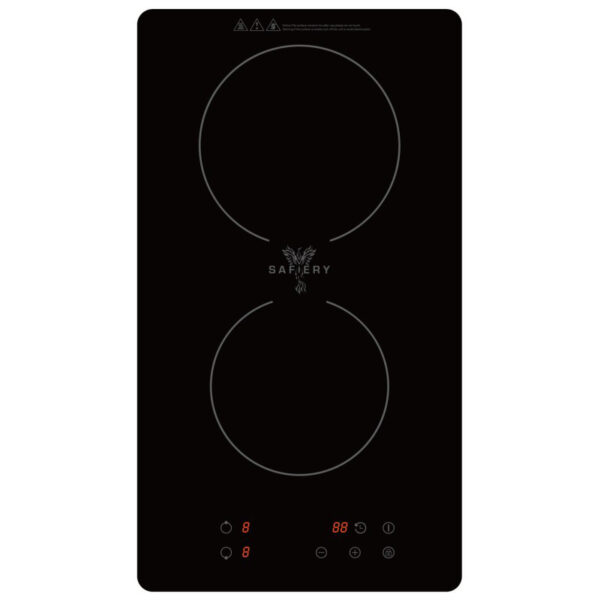 Safiery Induction Dual Hob Cooktop suits 2000W Inverter Smooth Power NO PULSING