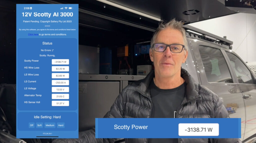 DC DC Charging over 3000W (250A 12V) from Dual Alternators - Scotty AI